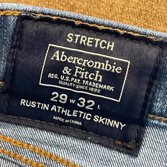 Abercrombie & Fitch Rustin Athletic Skinny Jeans - Men’s Size 29x32 - Picture 3 of 6